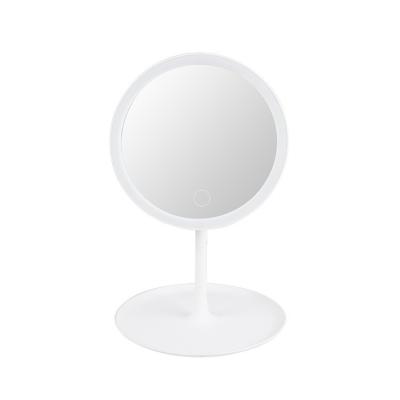 China Lightweight Minimalist Three Colors Adjustable Make Up Mirror Cosmetic Mirror Portable Rechargeable Assembled Cosmetic Mirror With Light for sale