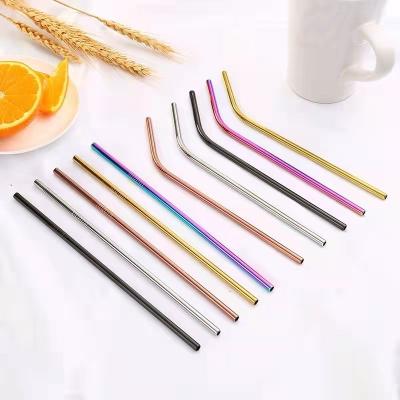 China 2022 Minimalist High Quality Success Straw Drinking Straw Metal Straw Eco-Friendly Reusable Amazon Straight for sale