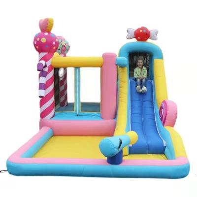 China 2021 New Kid's Big Water House Bouncer Large Water Slide Luxury Custom Size Small Bouncy Castle Jumping Bouncy Castle for sale