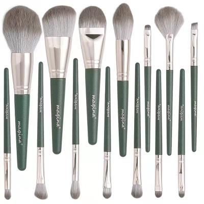 China New 14PCS Private Label Eco-friendly Flat Brush Make Up Tool Custom Cosmetic Wholesale Makeup Brush Set for sale