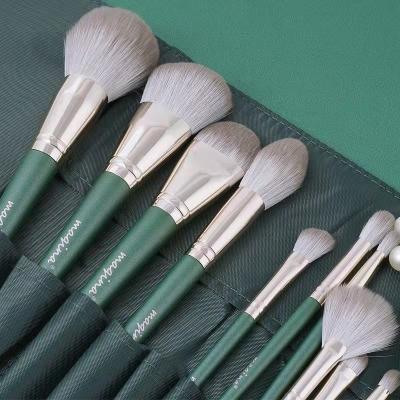 China Hot Sale 14PCS Flat Brush New Professional Multifunctional Eye Makeup Brush Set for sale