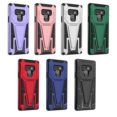 China Factory Wholesale PC Tpu Shockproof Hybrid Shockproof Kickstand Magnetic Hidden Phone Case For Samsung Galaxy Note 9 10 20 for sale