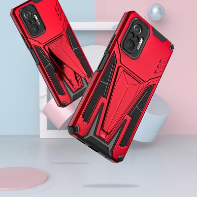 China Hertz Shockproof 2 in 1 Hybrid Tpu+Pc Armor with Hidden Magnetic Kickstand Cell Phone Case for Redmi note 11 pro plus cover for sale