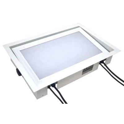 China Stage Events Recessed 200W Warm/Cool White 3200k-5600k Led Panel Light Led Three Primary Colors For TV Studio Theater Church Conference Room for sale