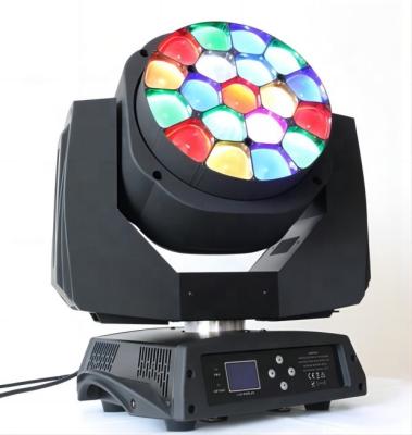 China Stage Events Clay Paky K10 Bee Eye K10 19x15w RGBW 4in1 Led Moving Head Stage Light Led Zoom Beam Wash for sale