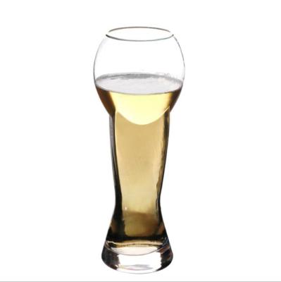 China New Wholesale Cheap Beer Glass Classic/Postmodern Bar Glassware Beer Glass Mug Beer Stoneware Mugs for sale