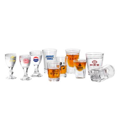 China Wholesale KOREAN Hot Sale Factory Amazon Soju Shot Glass Set Customized Shot Glasses Custom Logo Shot Glass for sale