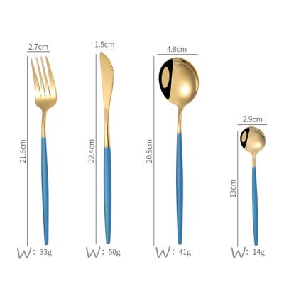 China China Sustainable Beautiful New Design High Quality Different Single Spoon Spoon And Fork Set In A Case for sale