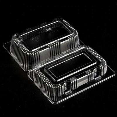 China Customizable Rectangular PET Sushi Container Food Packaging Disposable Hot Selling Plastic Box for sale