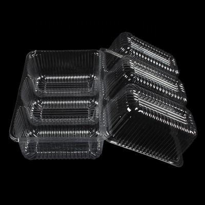 China High Quality Classic Packing Box Flip Top Fresh Fruit Cherry Clear Disposable PET Container Flip Lid for sale