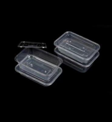 China Recycled Materials Plastic Container Disposable Quick Food Packaging Box 1000ml for sale