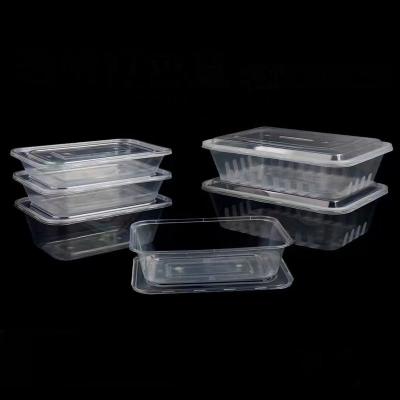 China Good Quality Recycled Materials 750ml China Factory Take Away Disposable Plastic Food Container for sale