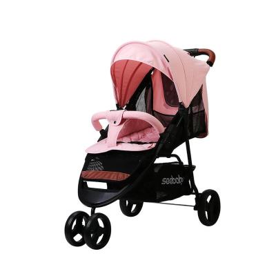 China Original T03 Polyester Baby Stroller Pink Baby Stroller Stroller For Reborn Baby for sale