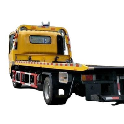 China Best Condition ISUZUs 700P Car Carrier Tow Truck Road Rescue Rollback Trailer 5 Ton Flatbed Wrecker For Sale 8.49x2.42x2.44M for sale