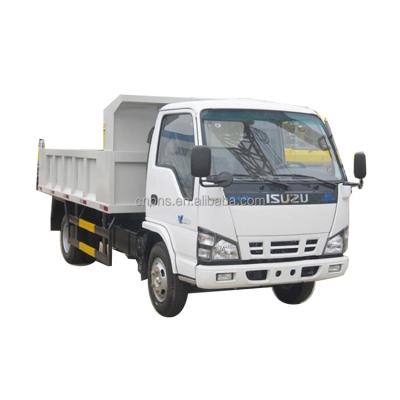 China 2012 ISUZUs 130HP 4x2 Light Duty Dump Truck Self Dumped Small Tipper Truck With New Cargo Box For Sale 8.49x2.42x2.44M for sale