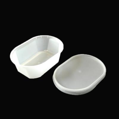 China Disposable ACCEPT CUSTOM Take Away Disposable Rectangle Shape PP Plastic Food Container With Lid for sale