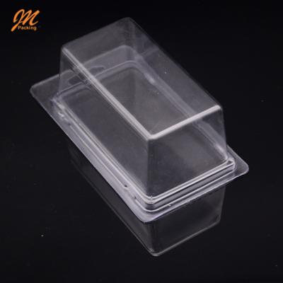China RPET Disposable and Recyclable Custom Clear Plastic Clamshell Blister Packaging Box for Car Toys, Double Clear blister pack with card for sale