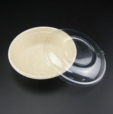 China 2019 Hot Biodegradable Disposable Wheat Straw Lunch Box Food Soup Container With Lid for sale