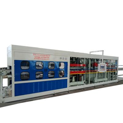 China Garment shops 3d wall panel tile roll forming machine thermo plastic brick vacuum thermoforming machine for sale