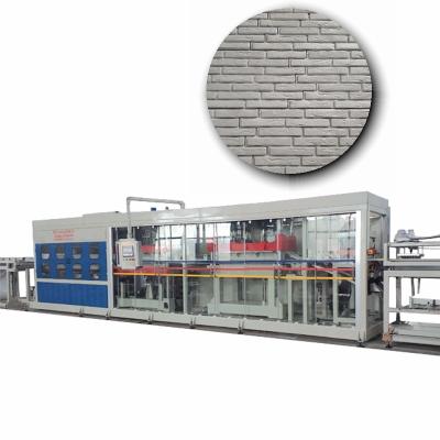 China Garment shops pwall panels machine artificial cultural stone tile machine wall panel pvc 3d thermoforming for sale