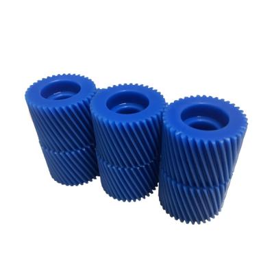 China Restaurant Milling Processing CNC Machining Plastic Material Colored Nylon Spur Gear For Different Machinery for sale