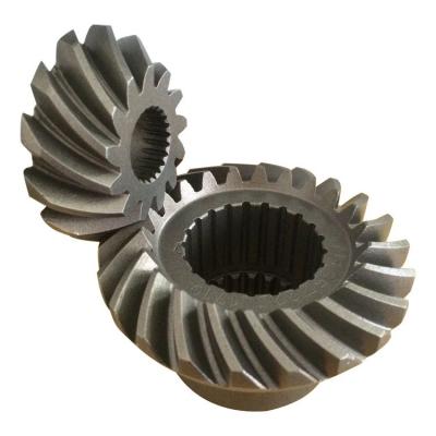 China Gearbox Mini Hardened Bevel Pinion Straight Spiral Bevel Gear for sale