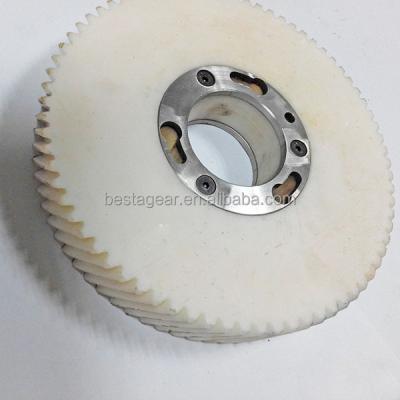 China Plastic Nylon Gear Cog Gear Cog Gear Nylon Helical Gear Nylon Helical Gears for sale