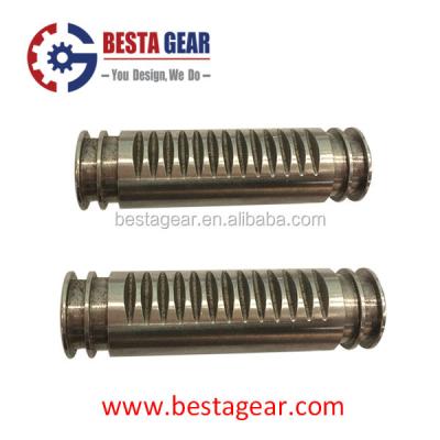 China Steel High Precision Customized CNC Round Rack And Pinion for sale