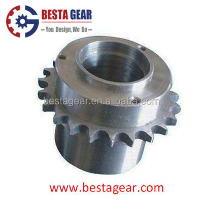 China DIN Cast Iron Conveyor Roller Chain Sprocket Steel Standard Industrial Wheel 3/8