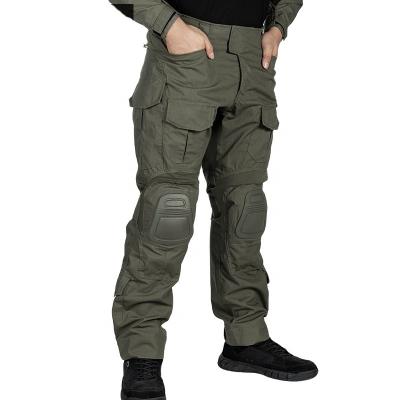 China IDOGEAR Men's G3 Multicam Rip-Stop 50% Cotton & 50% Polyester & Coating Tactical Pants Camouflage Pants Combat Pants With Knee Pads for sale