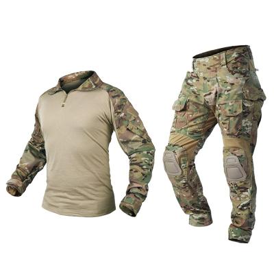 China IDOGEAR Men's G3 Multicam Assault Rip-Stop Camouflage BDU Combat Tactical Hunting Uniform Set With Knee Pads for sale