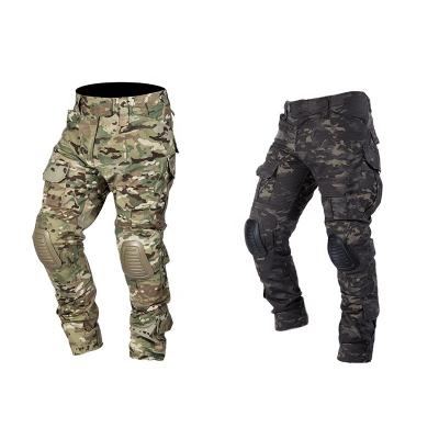 China IDOGEAR Lightweight Multicam Camouflage Outdoor Training Combat Pants Trousers Bdu Tactical Pants With Knee Pads for sale