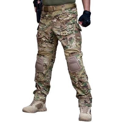 China IDOGEAR Men's G3 Multicam Rip-Stop Hunting Tactical Pants Camouflage Combat Pants With Knee Pads for sale