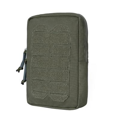 China IDOGEAR 500D Nylon Tactical MOLLE Outdoor Vertical Pouch EDC Pouch Universal Tactical Admin Utility Organizer for sale