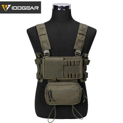 China IDOGEAR Lightweight Tactical Chest Rig Hunting Vest 500D Nylon Combat MK3 Chest Rig With Mag Pouch for sale