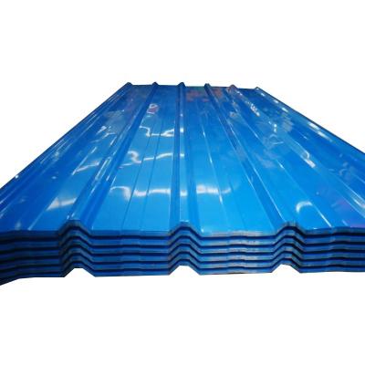 China High Construction 26 Gauge Grade Prepainted Roofing Tile Coated With Trapezoidal Zinc Steel Sheet for sale