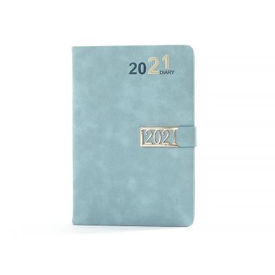 China 2021 Hardcover New Arrival PU Leather Journals 2022 Planner Notebook Eco Friendly With Custom Design Diary for sale