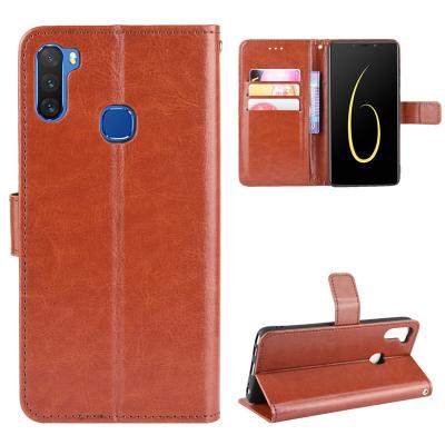 China Premium Anti-fall PU Leather Flip Phone Case For Infinix Note6 X610 Book Wallet Pouch All Models And Colors In Stock for sale