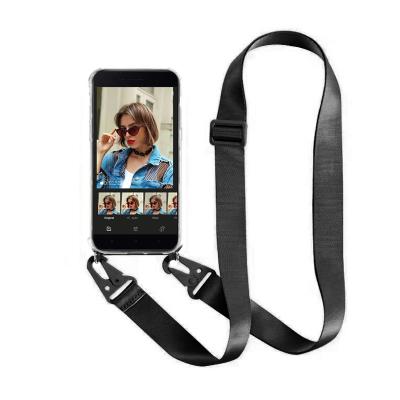 China Shenzhen Factory Dirt-resistant Suodarui 1.6m 2.5cm Cross - Body Transparent Lanyard Cell Phone Case All Models Supply for sale