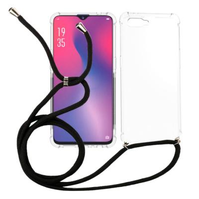 China Protective Case in Running Cross - Body Lanyard Case For Oppo K1 R15X RX17NEO Soft TPU Back Shockproof Cover for sale