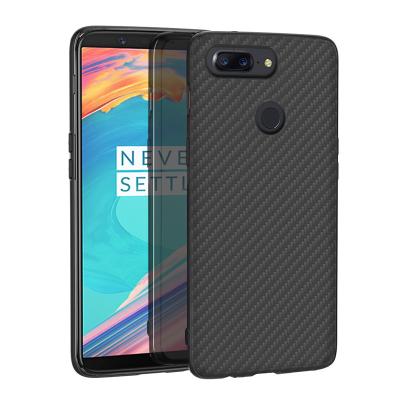 China Protective Case For Oneplus 5T Carbon Fiber Shell Back Cover Protective Shockproof Design Premium Full Sides Case For Oneplus 5T for sale