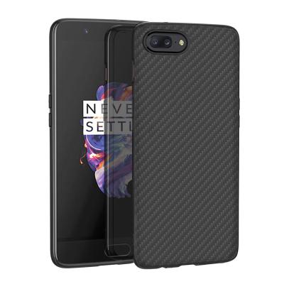 China Protective Case For Oneplus 5 Carbon Fiber Shell Back Cover Protective Shockproof Design Premium Full Sides Case For Oneplus 5 for sale