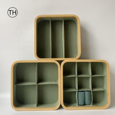 China New Arrival Cloth Cube Storage Boxes Supplier Viable Dress Organizer Foldable Basket Containers Shelf Storage Box For Clothes for sale