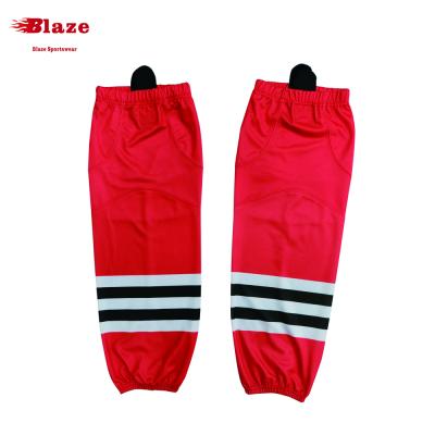 China Durable Wholesale Mesh Fabric Custom Sublimated Mens Hockey Training Socks for sale