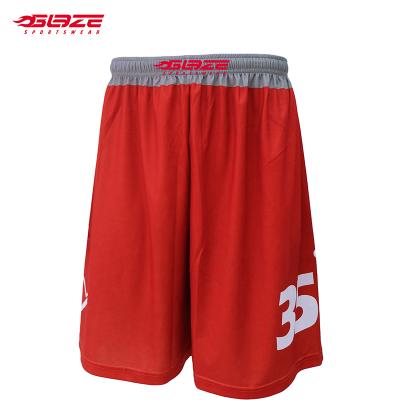 China Wholesale Custom Design Antibacterial Your Own Polyester Mesh Breathable Basketball Shorts for sale