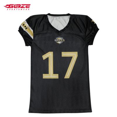 China Best Price Antibacterial American Football Team Jersey Black OEM 2019 for sale