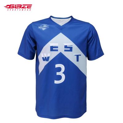 China High Quality Wholesale Sublimated Blank Baseball Jersey Shirt Antibacterial for sale