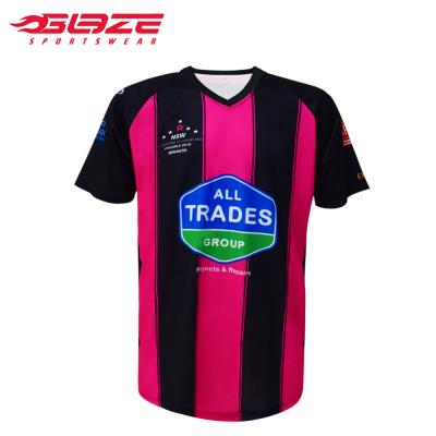 China Custom Sports Team Football Training Wear Soccer Jersey Sublimation Breathable Mens for sale