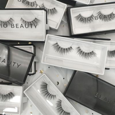 China Best Selling New Product Fast Delivery Natural Full Band Soft False Silk Eyelashes False Eyelashes for sale