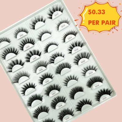 China 2022 fast cheap vegan 5d mink fast shipping pbt private label shipping cost 2022 ins fashion style silk eyelashes false for sale